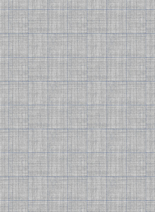Stretch Boxy Light Gray Wool  Jacket
