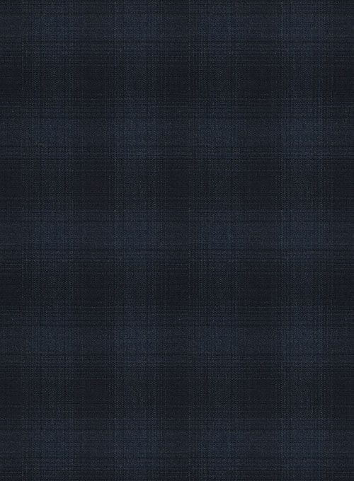 Stretch Scot Blue Wool Jacket