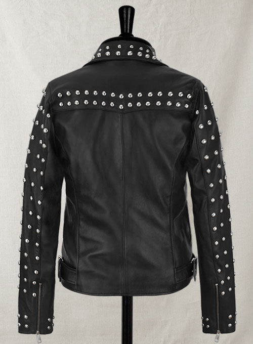 Studded Moto Leather Jacket