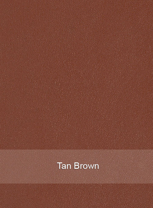 Tan Brown Fight Club Leather Jacket