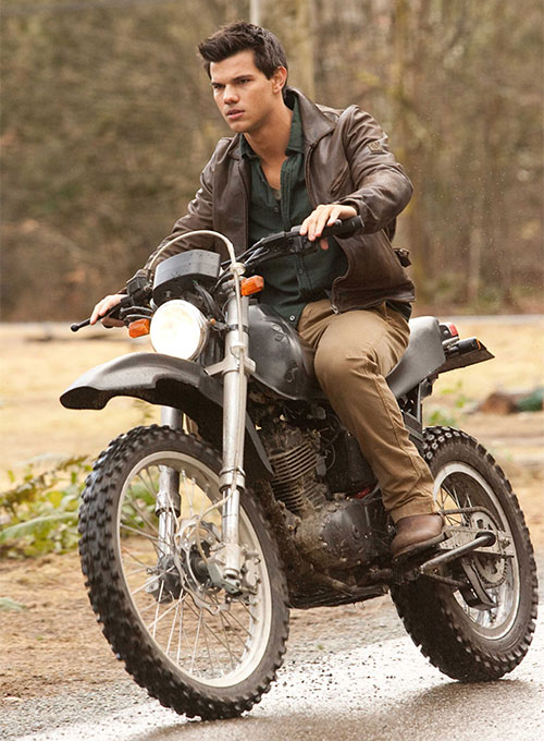 Taylor Lautner The Twilight Saga Leather Jacket Taylor Lautner The Twilight Saga Leather Jacket