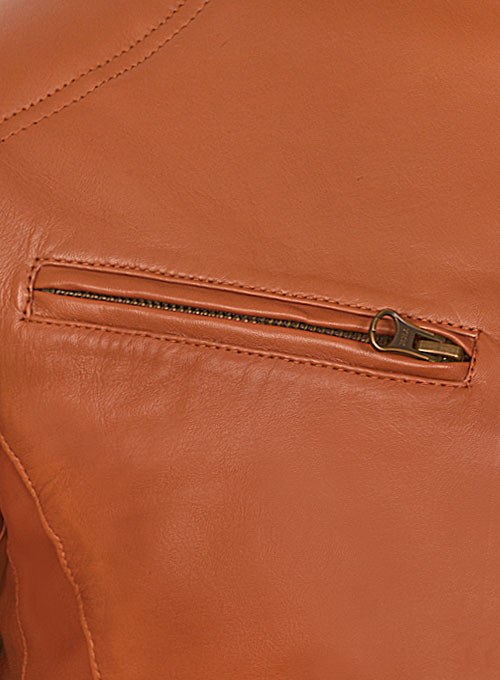 Terrain Brown Leather Jacket # 655