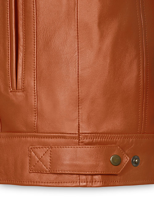 Terrain Brown Leather Jacket # 655