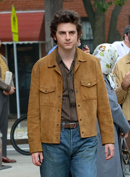 Timothee Chalamet Leather Jacket