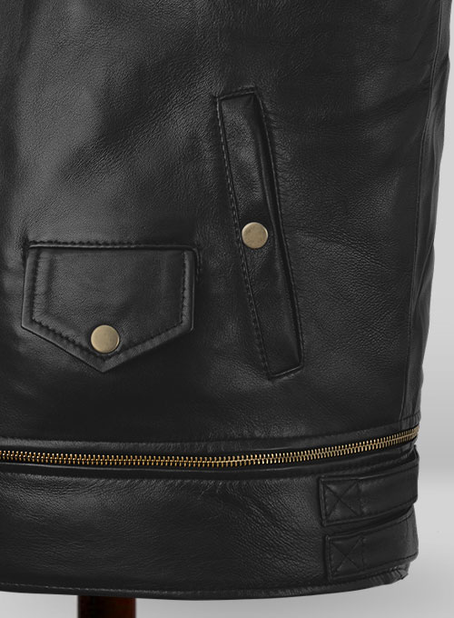 Trooper Biker Leather Jacket