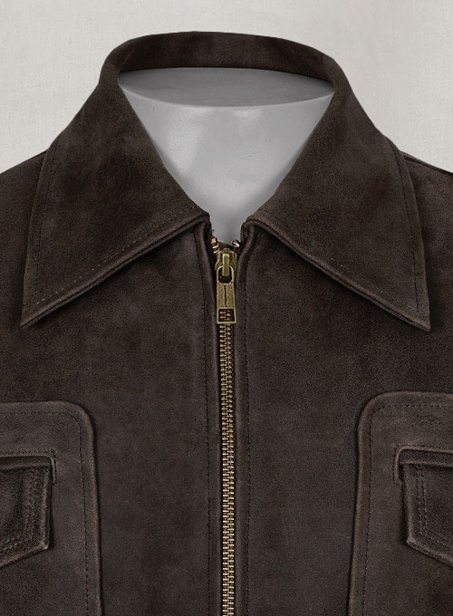 Vintage Brown Grain Avengers Steve Rogers Leather Jacket