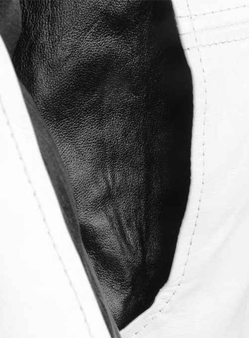White inFamous Cole MacGrath Leather Jacket - Click Image to Close