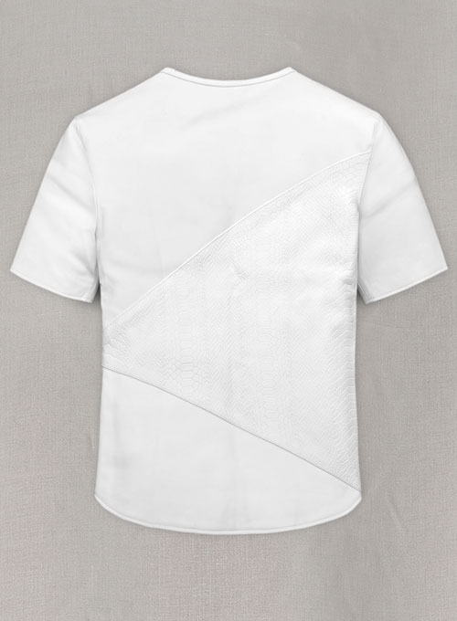 White Renoir Leather T-Shirt
