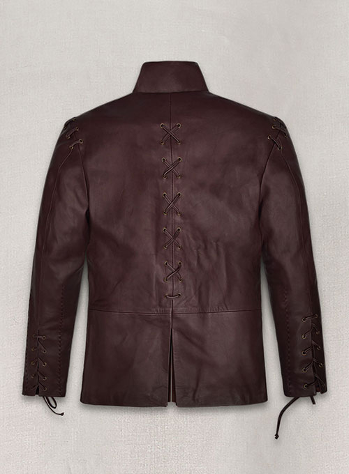 Wine Jamie Lannister GOT Leather Jacket