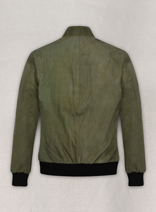 Woodland Green Suede Ryan Reynolds Leather Jacket