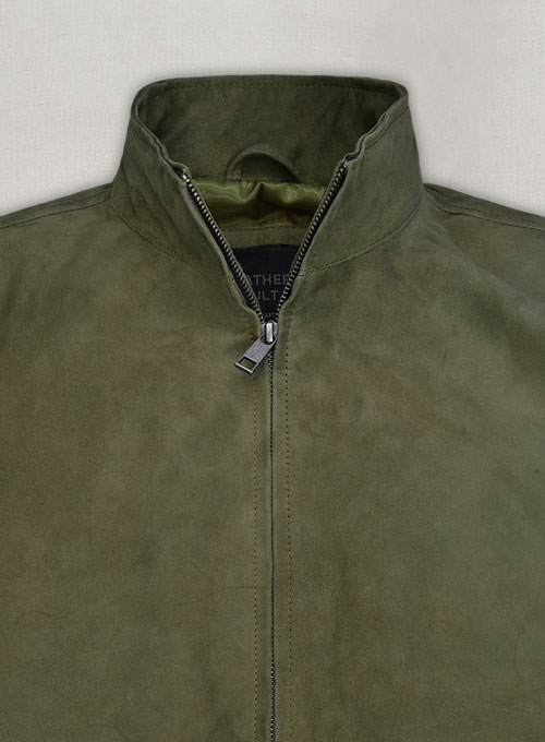 Woodland Green Suede Ryan Reynolds Leather Jacket