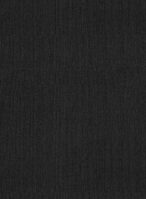 Worsted Dark Charcoal Wool Tuxedo Jacket