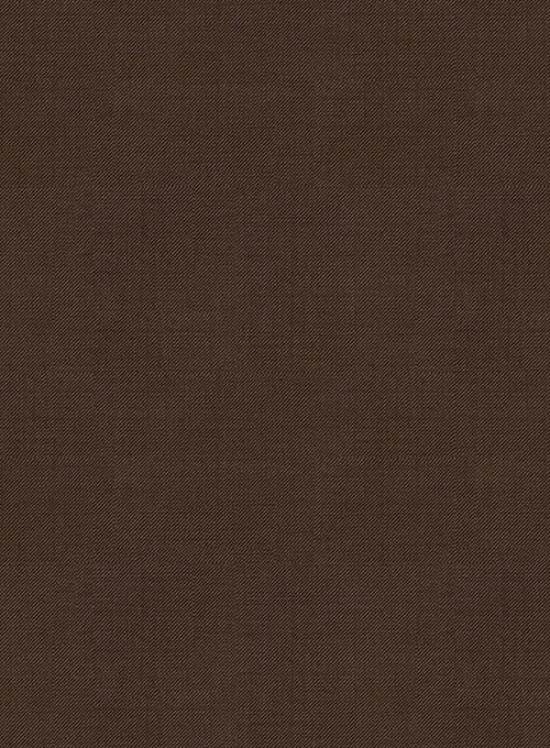 Worsted Brown Wool Jacket