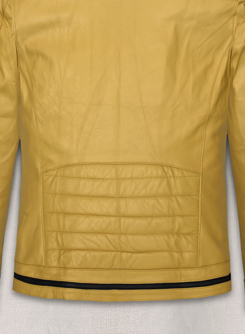 Yellow Andrew Tate Leather Jacket