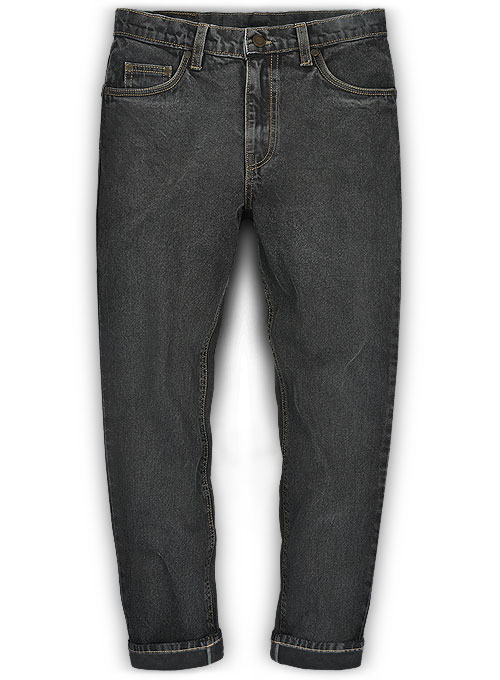 womens washed black jeans