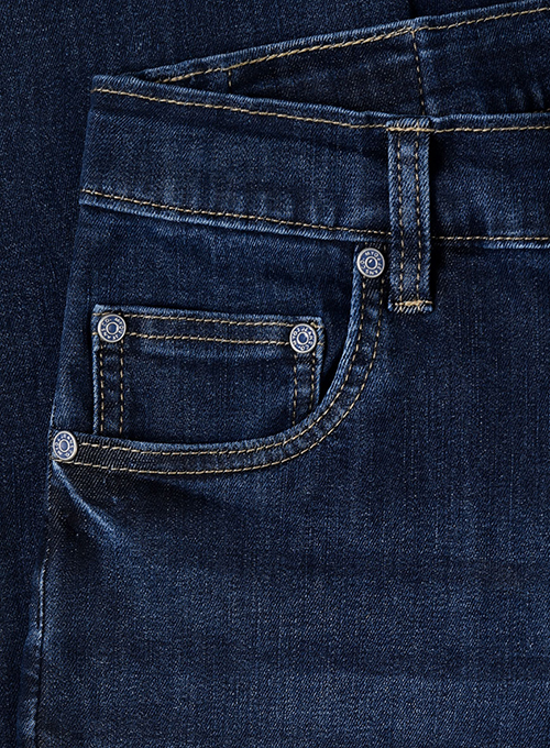 Bronco Blue Stretch Hard Wash Whisker Jeans