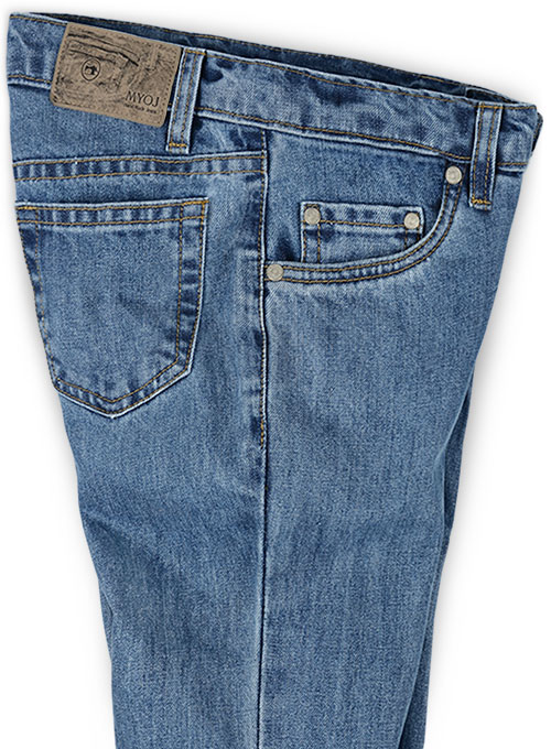Bullet Denim Jeans - Light Blue : MakeYourOwnJeans®: Made To Measure ...