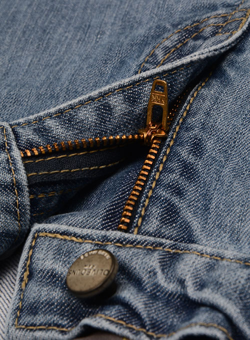 Smokey Blue Jeans - Stone Wash