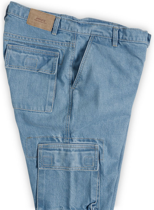 mens cargo denim