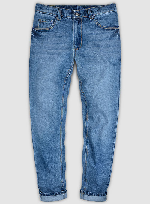 Classic Heavy Blue Stone Wash Whisker Jeans Classic Heavy Blue Stone Wash Whisker Jeans