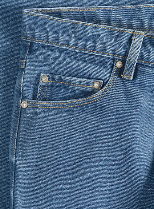 Classic Heavy Blue Stone Wash Jeans