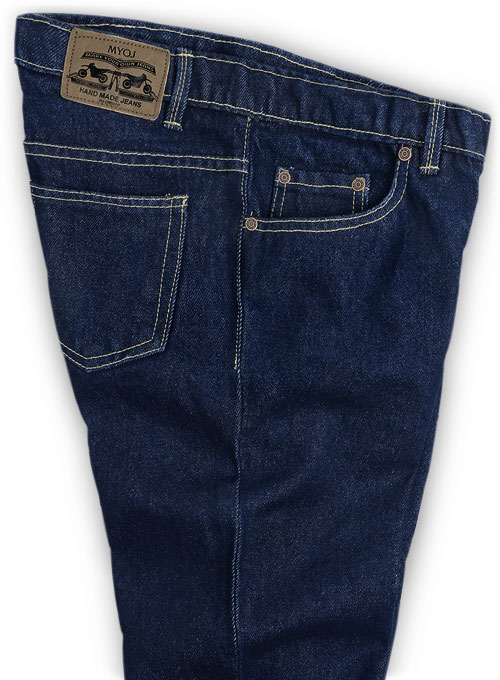 Classic Heavy Blue Hard Wash Jeans : Made To Measure Custom Jeans For ...
