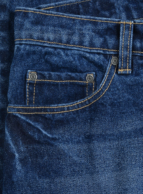 Classic Heavy Blue Indigo Wash Whisker Jeans : Made To Measure Custom ...
