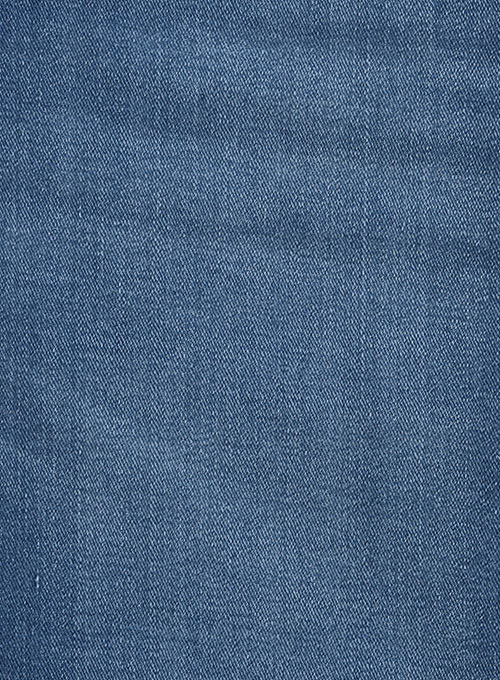 Cove Blue Stretch Stone Wash Whisker Jeans