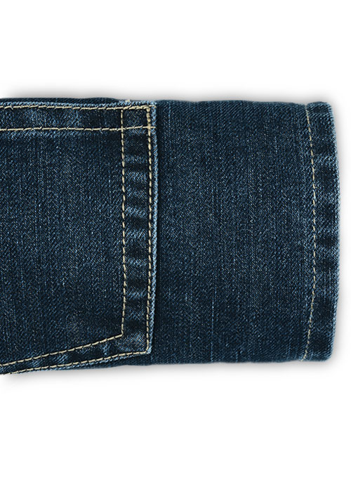 Crixus Blue Denim-X Wash Jeans