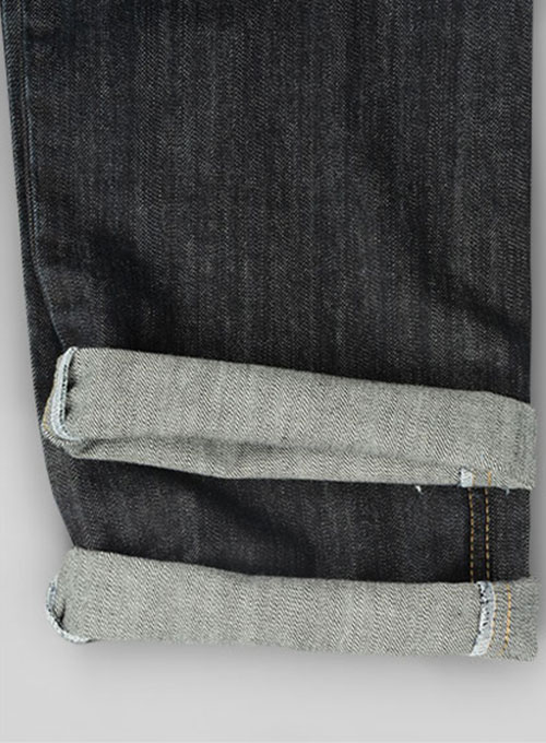 Deadly Dark Blue Hard Washed Jeans Scrape Whisked - Look # 320