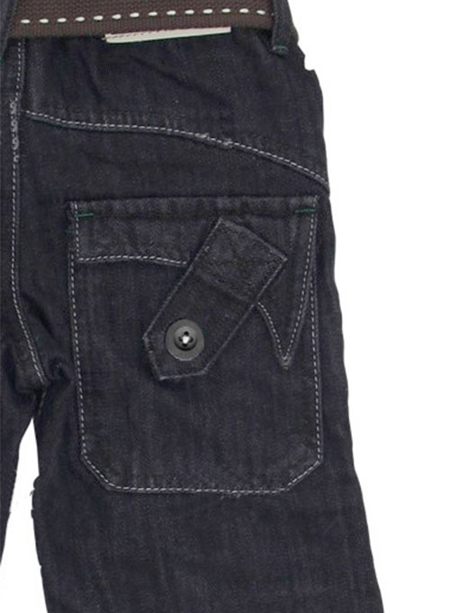 jeans with button pockets