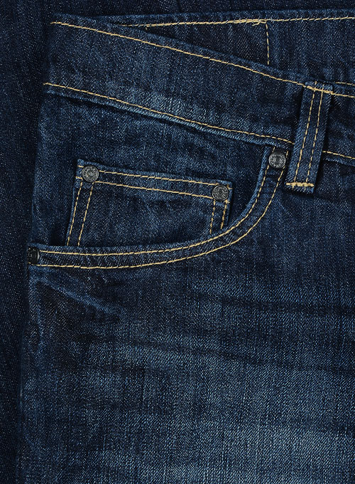 Eddie Blue Hard Wash Whisker Jeans : Made To Measure Custom Jeans For ...