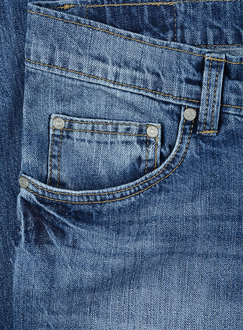 Eddie Blue Stone Wash Whisker Jeans