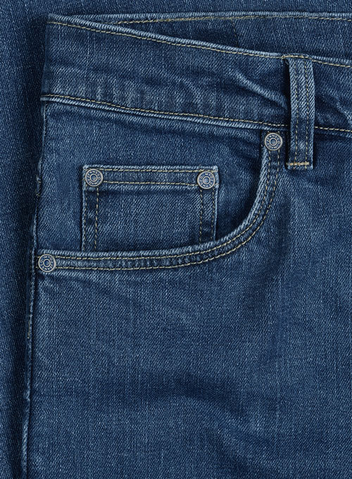 Figaro Blue Stone Wash Stretch Jeans