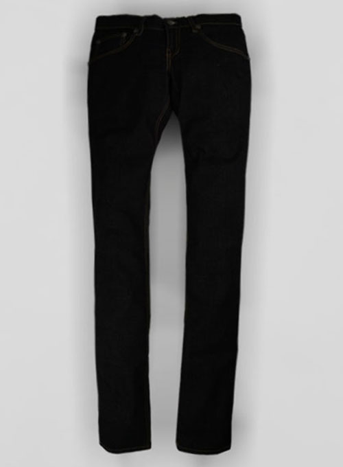 custom black jeans