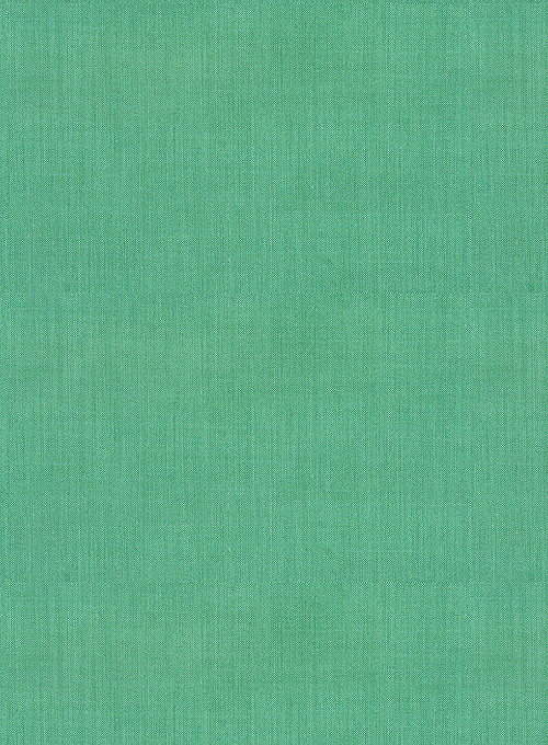 Giza Coral Green Cotton Shirt - Full Sleeves Giza Coral Green Cotton Shirt - Full Sleeves