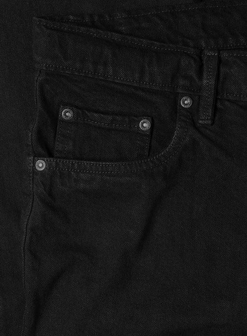 Heavy Jet Black Overdyed Jeans - 14.5 oz Denim Heavy Jet Black Overdyed ...