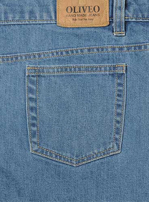 Classic Heavy Hogan Denim Jeans - Light Blue, MakeYourOwnJeans®