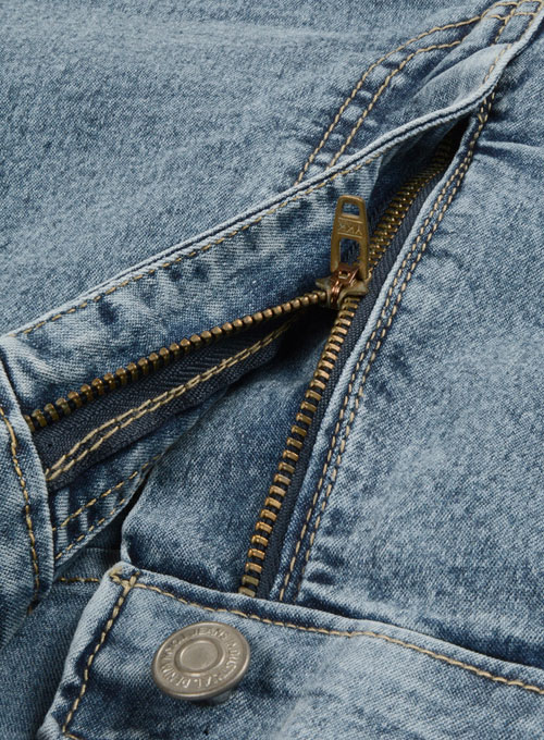 Indigo Blue Light Weight Blast Wash Jeggings - Look # 415