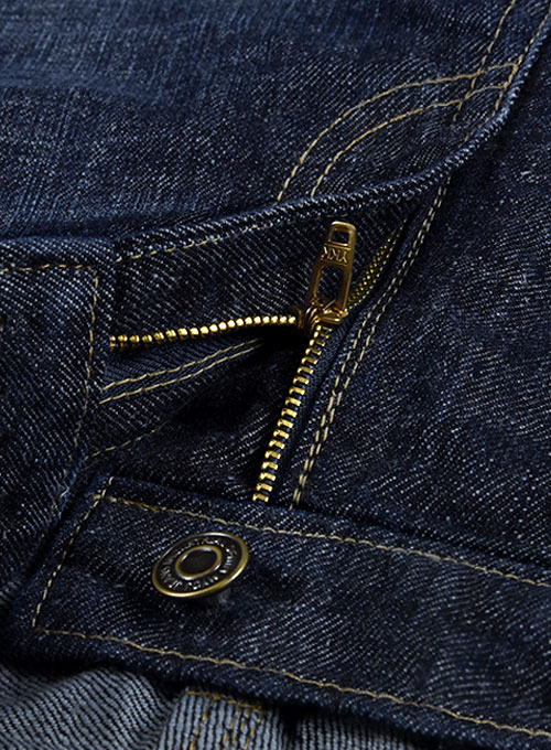 Italian Denim Hard Wash Whisker Jeans