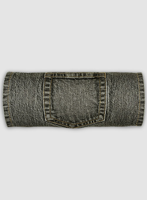 Kato Black Stretch Blast Wash Jeans