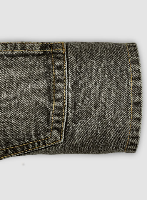 Kato Black Stretch Blast Wash Jeans