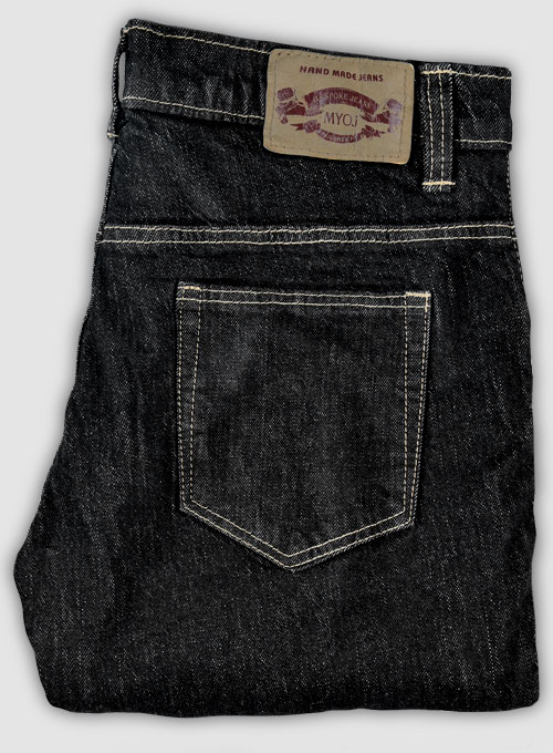 Kato Black Stretch Denim X Wash Jeans