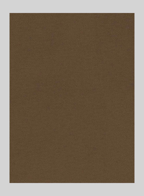 Kids Brown Feather Cotton Canvas Stretch Jeans