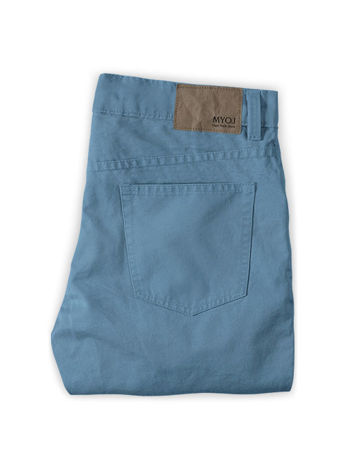 Kids Stretch Summer Weight Saga Blue Chino Jeans