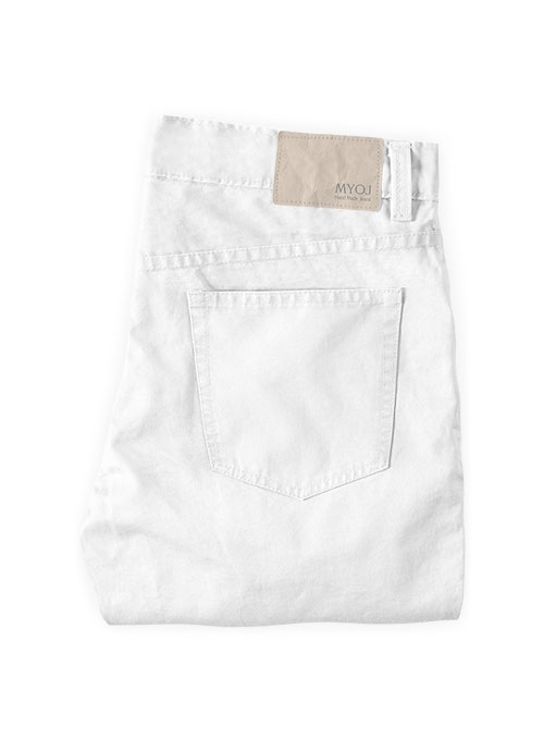 white chino jeans