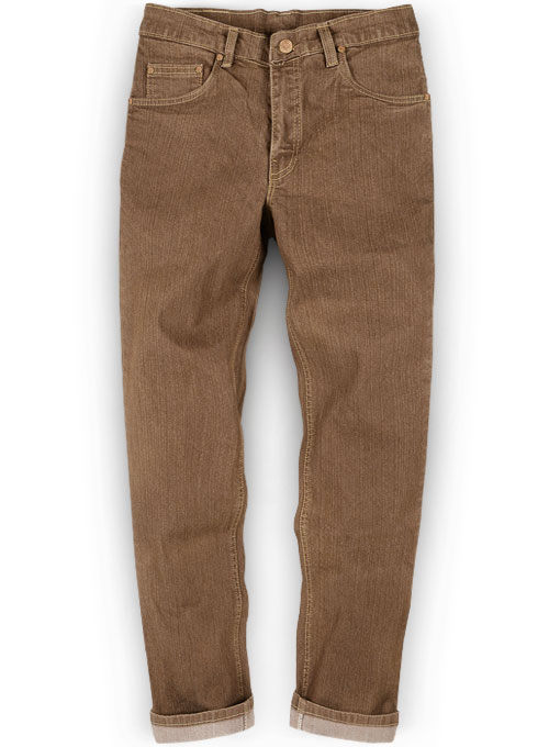 Killer Brown Stretch Denim Jeans - Dark Wash, MakeYourOwnJeans®