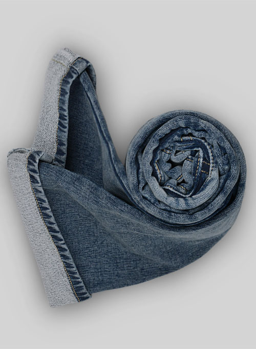 Knitted Jogger Denim Stretch Jeans - Desert Wash