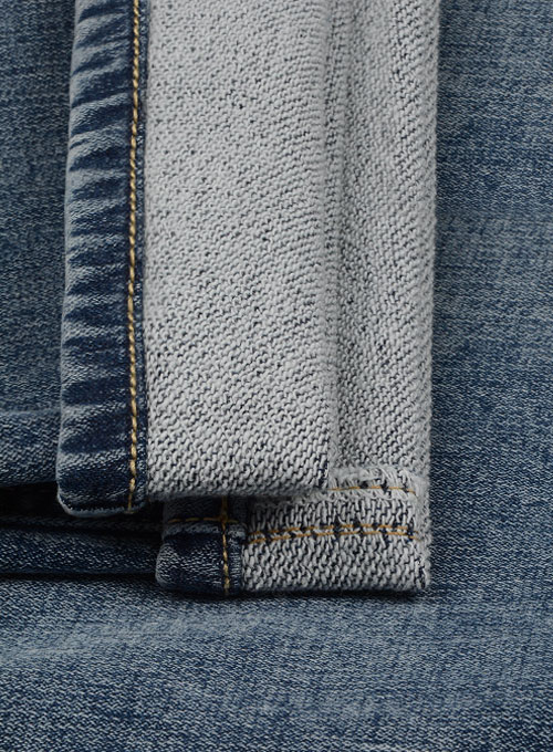 Knitted Jogger Denim Stretch Jeans - Desert Wash