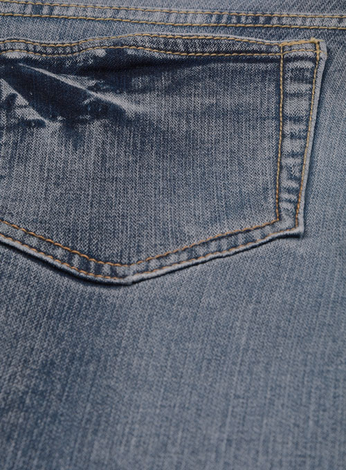 Knitted Jogger Denim Stretch Jeans - Desert Wash